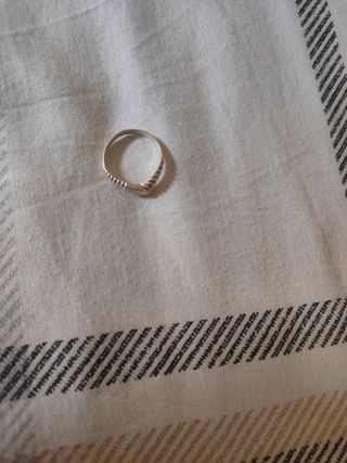 Anillo de plata 17mm