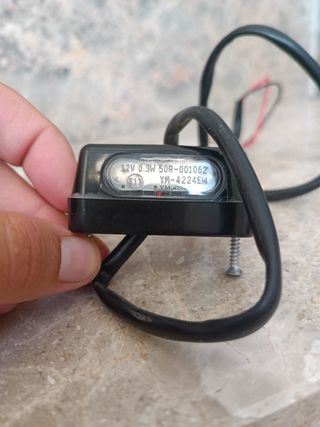 Luz matricula moto Puig led 