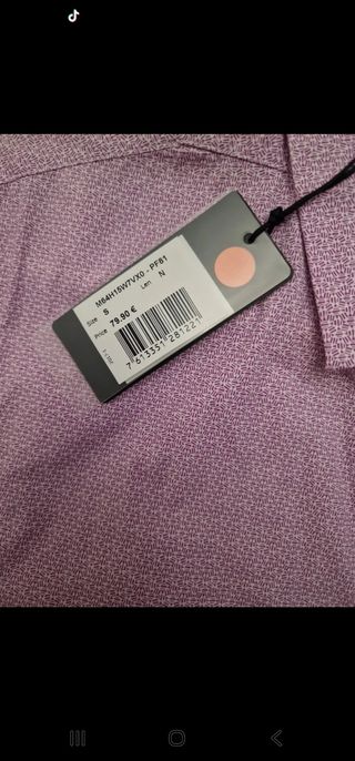 Camisa GUESS morada talla S