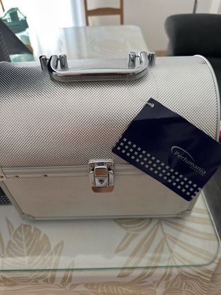 Maletín Maquillaje Perfumania Plata