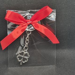 Portachiavi quadrifoglio: portafortuna idea regalo