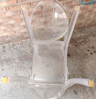 2 Sedie Kartell Ghost trasparenti