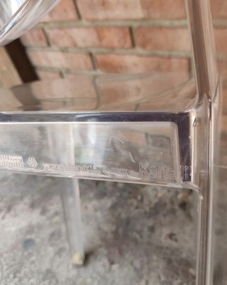 2 Sedie Kartell Ghost trasparenti