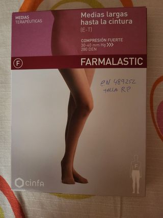 Medias FARMALASTIC Beige - Compresión FUERTE PANTY