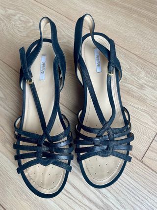 Sandalias Geox negras mujer 40