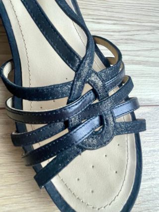 Sandalias Geox negras mujer 40