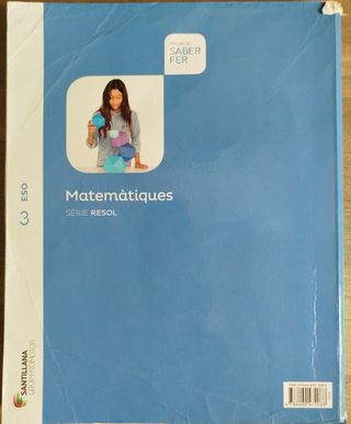 MATEMATIQUES SERIE RESOL 3 ESO SABER FER