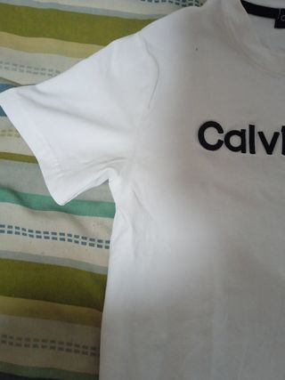 Camiseta Calvin Klein blanca