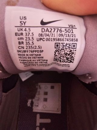 Zapatillas Nike running - Moradas