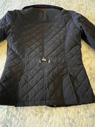 Chaqueta acolchada Massimo Dutti azul marino