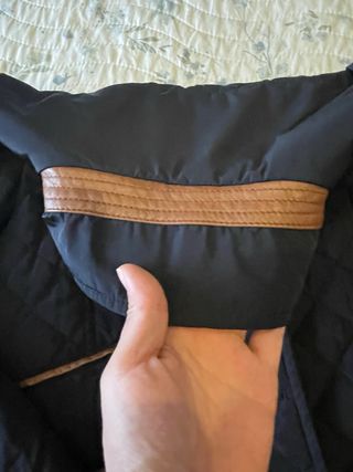 Chaqueta acolchada Massimo Dutti azul marino