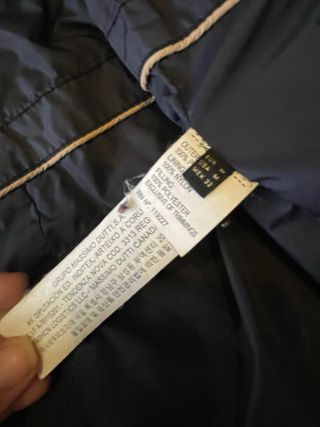 Chaqueta acolchada Massimo Dutti azul marino