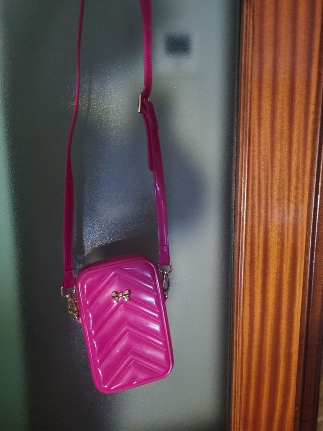 Bolsito bandolera rosa
