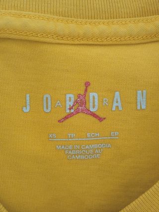 Camiseta Jordan amarilla