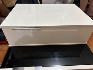 Cabecero cama 2 mesillas - Negro/blanco