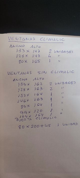 Ventanas aluminio correderas