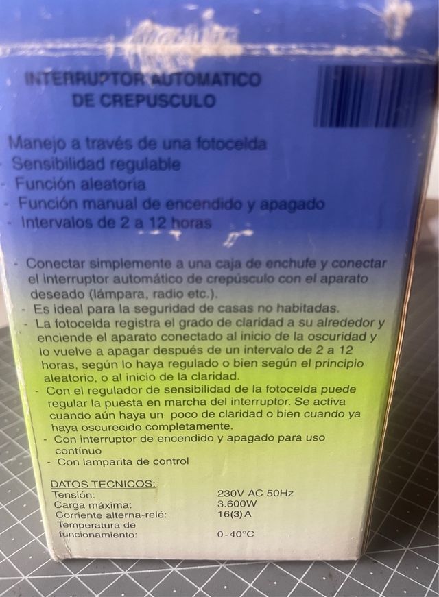 Interruptor Crepuscular Isotronic