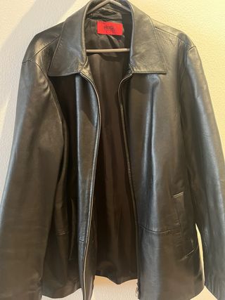 Chaqueta cuero Hugo Boss