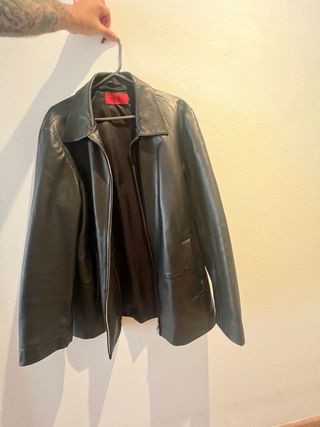 Chaqueta cuero Hugo Boss