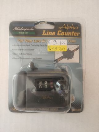 Contador de Línea de pesca  Alpha Shakespeare.