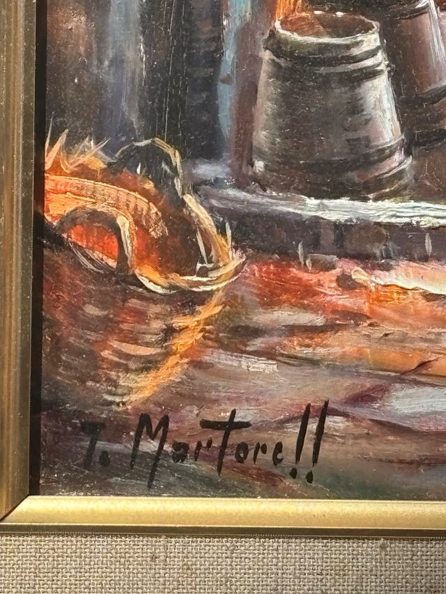 Cuadro al óleo T. Martorell