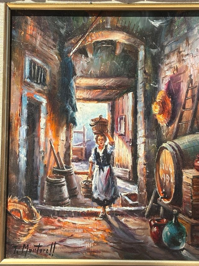 Cuadro al óleo T. Martorell