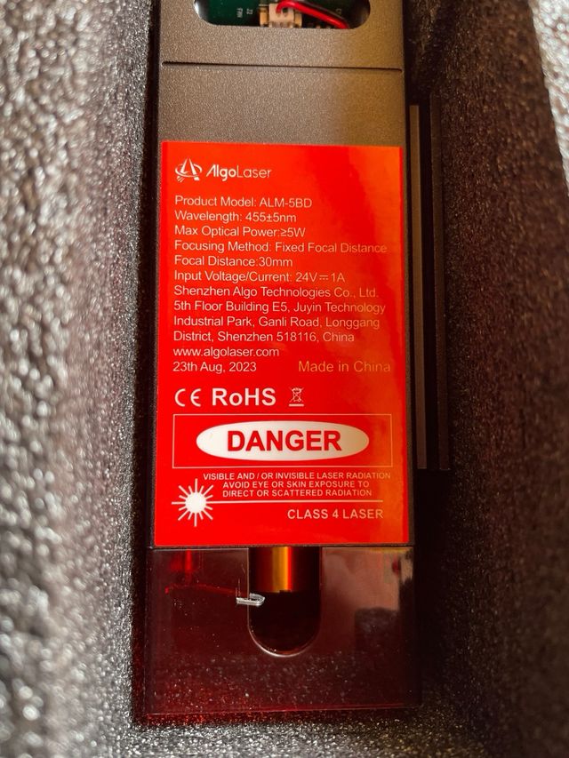 AlgoLase 5W grabador láser WiFi