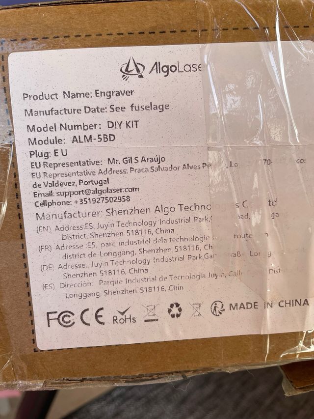 AlgoLase 5W grabador láser WiFi