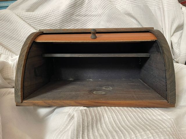 Caja de pan madera vintage