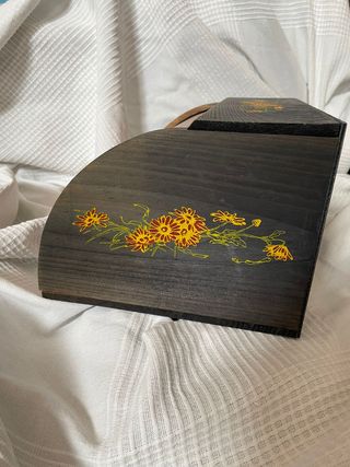 Caja de pan madera vintage