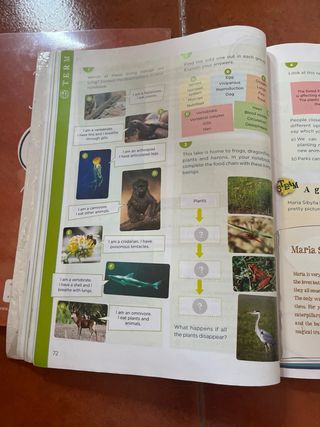 Libro texto Natural sciences 3 primaria Anaya 