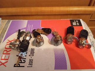 Bombín Cerradura cajón - 2 llaves