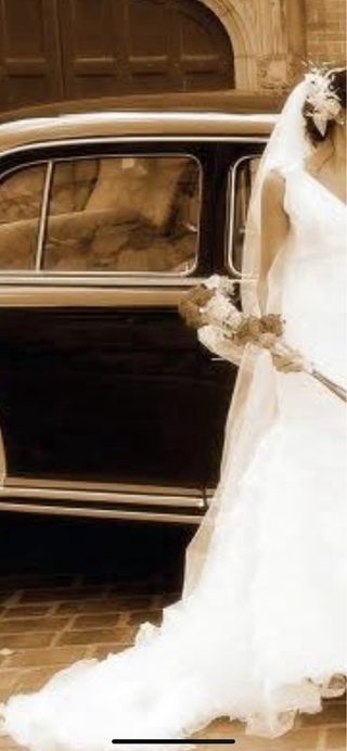 Tocado novia plumas blanco