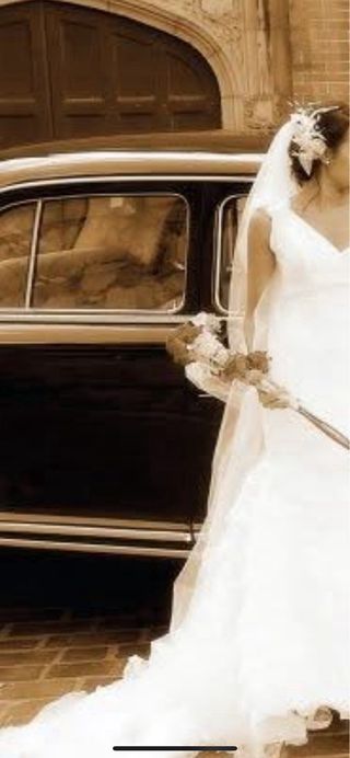 Tocado novia plumas blanco