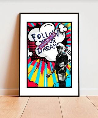 Pop art Banksy - Stampa