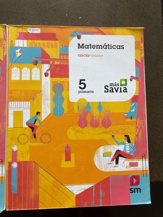Matematicas 5 primaria mas Savia.