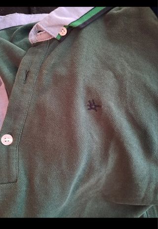 Polo Verde Manga Larga.camisa a cuadros verde.azul