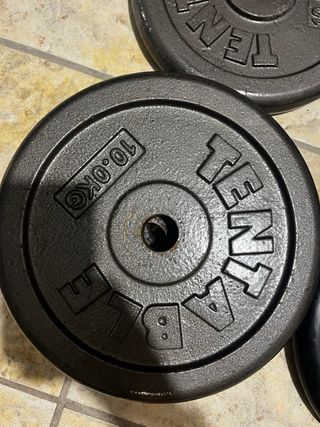 Discos peso gimnasio - 107kg