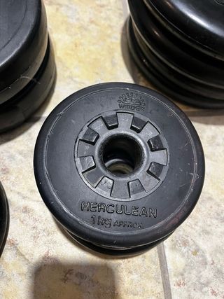 Discos peso gimnasio - 107kg