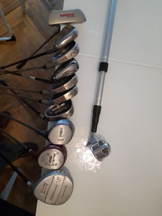 Juego 10 palos golf +bolsa +carro