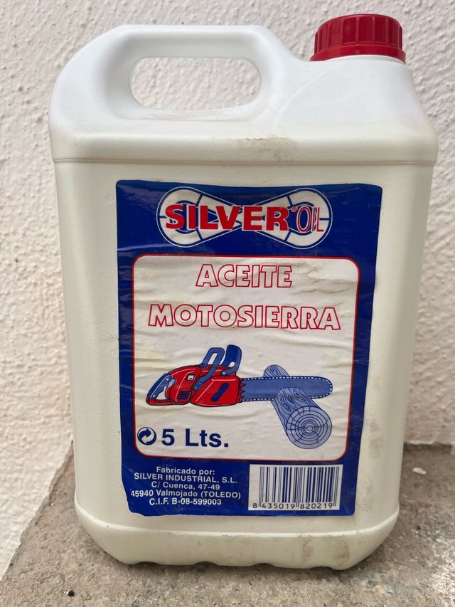 2 Aceite cadena engrase Motosierra Silverol 5L