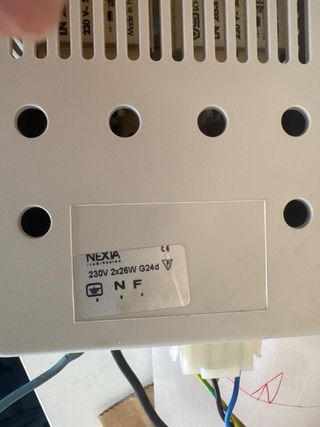 Lampara empotrable NEXIA 2x26W