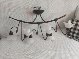 Lámpara techo 6 luces