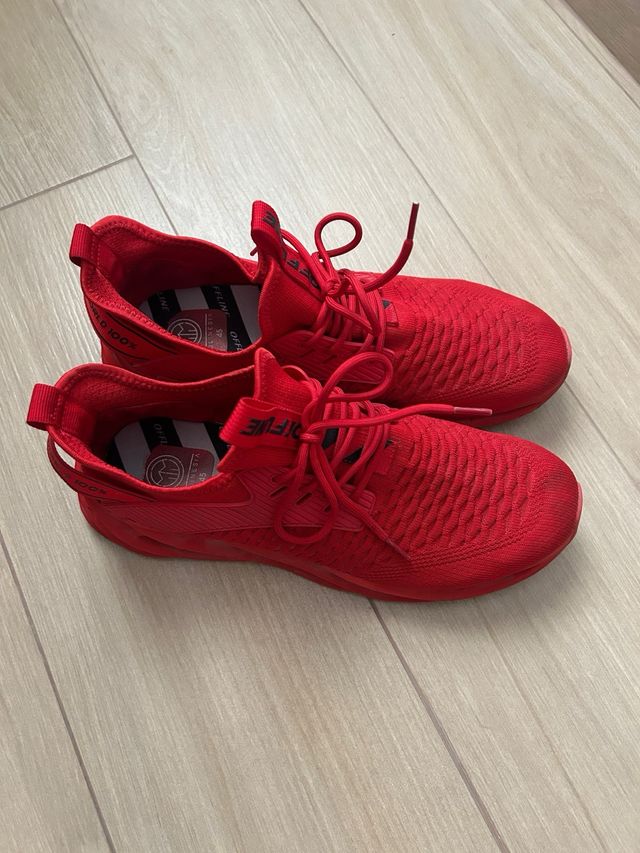 Zapatillas Polinesia rojas - Talla 45