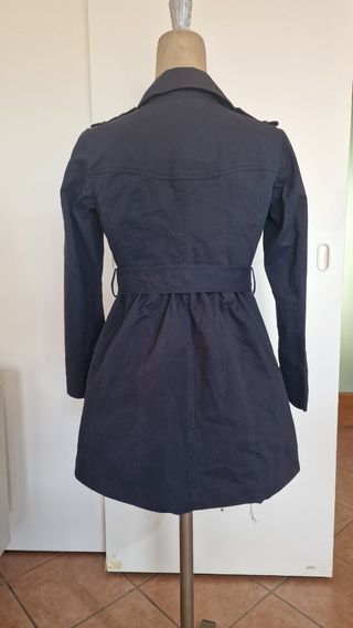 Trench Motivi blu donna