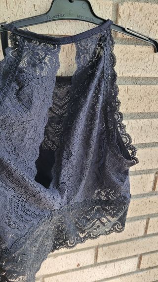 Top encaje Intimissimi negro