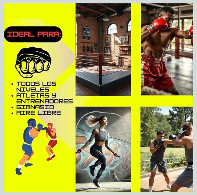 Kit entrenamiento completo de boxeo agilidad