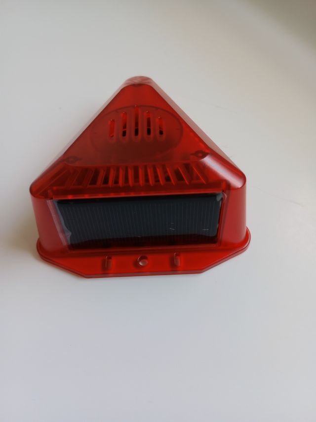 Alarma solar seguridad