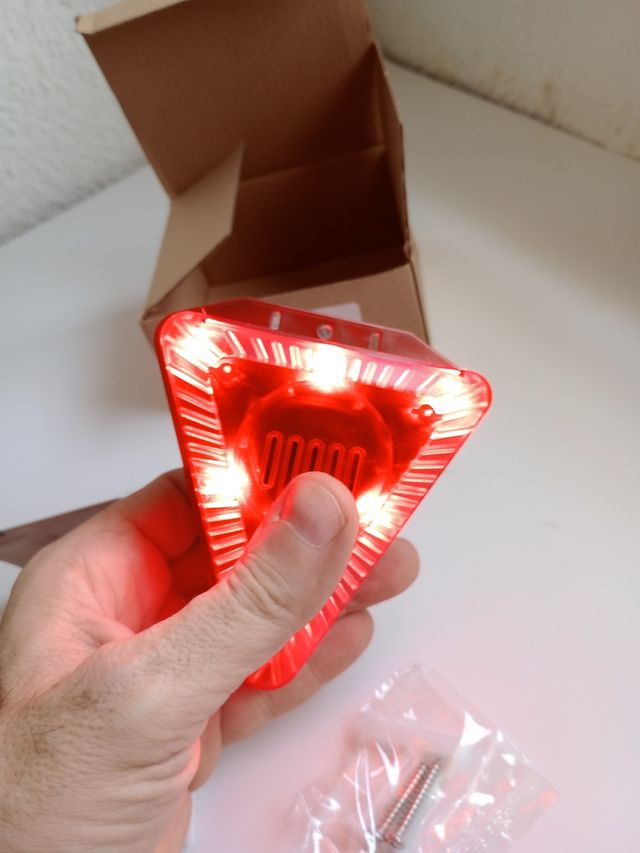 Alarma solar seguridad