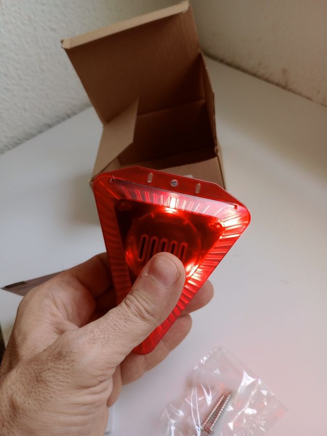 Alarma solar seguridad